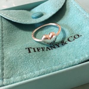 Tiffany and Co. sterling silver heart ring